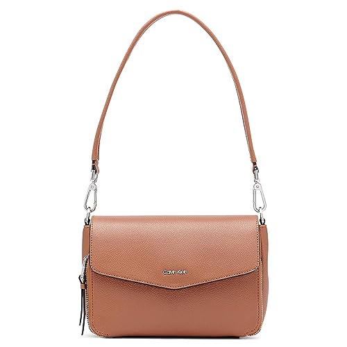 Calvin Klein Ava Shoulder Bag in Caramel