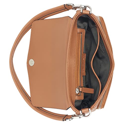 Calvin Klein Ava Shoulder Bag in Caramel