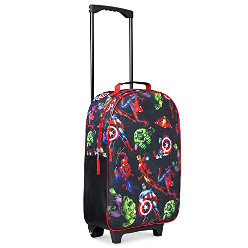 Avengers Foldable Trolley Hand Luggage Bag - Multicolor