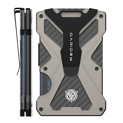 Carbon Fiber RFID Blocking Wallet: Holds 15 Cards