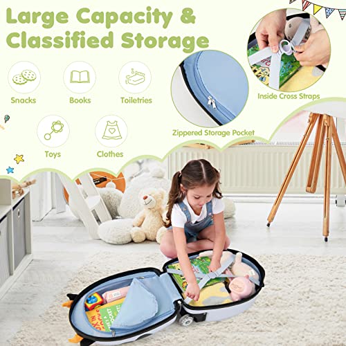 16" Kids Carry On Luggage: Fashionable Hard Shell