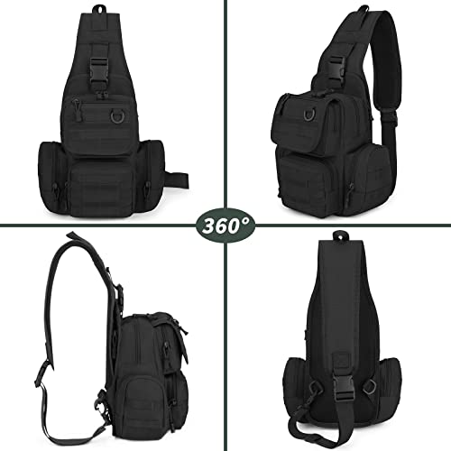Large Tactical Sling Backpack for Hiking & Travel