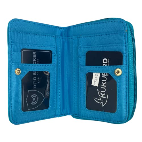 kukubird Dachshund Cartoon Purse Wallet - Blue