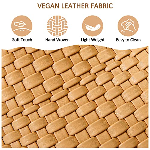 KALIDI Soft Vegan Leather Tote Bag - Handmade Shoulder Bag
