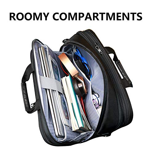 KROSER Black Expandable Laptop Bag - 18.5-inch