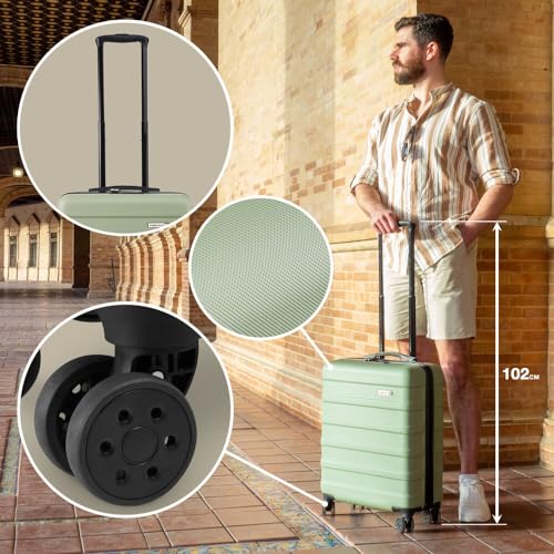 Cabin Max Designer Handbag: Lightweight, Hard Shell, Ryanair/Easyjet/Jet2 Suitcase