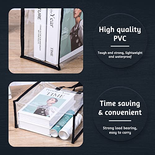 Transparent PVC Vinyl Designer Tote Bags - Stadium Approved