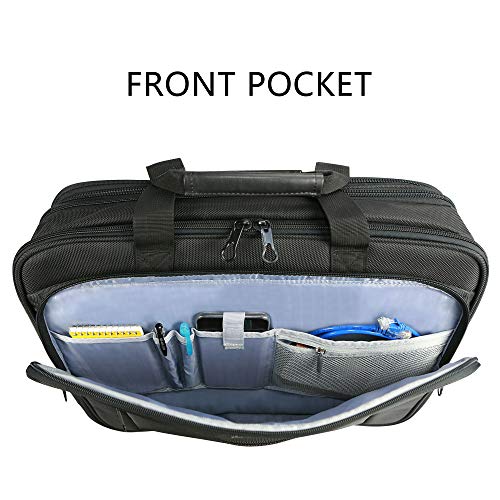 KROSER Black Expandable Laptop Bag - 18.5-inch