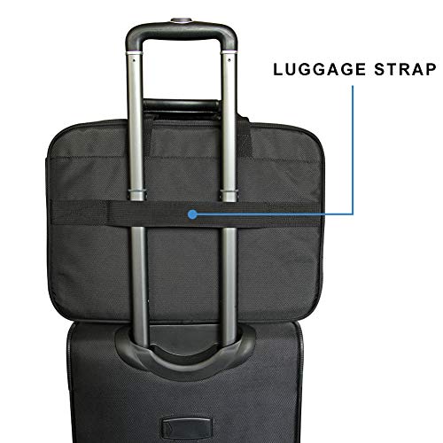 KROSER Black Expandable Laptop Bag - 18.5-inch