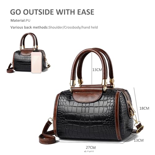 Nicole & Doris Fashionable Crossbody Bag - Black