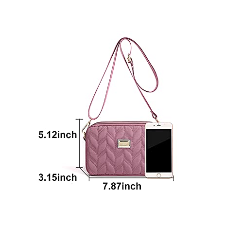YANAIER Damen Handtasche - Kleine wasserdichte Schultertasche Schwarz
