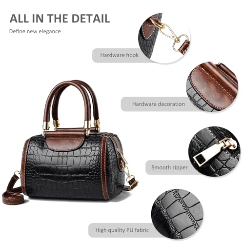 Nicole & Doris Fashionable Crossbody Bag - Black