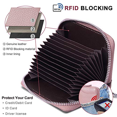 Chic RFID Blocking Designer Wallet: Stylish Accordion for Women