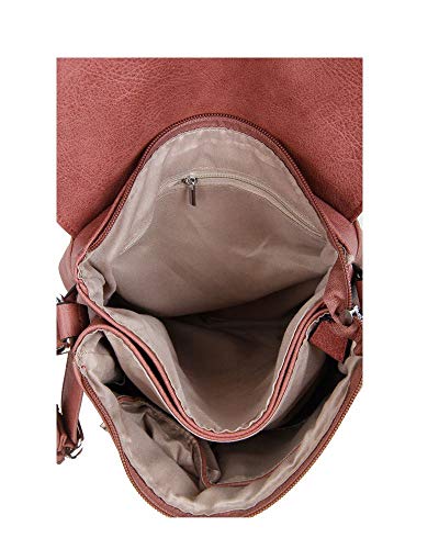 White PU Leather Crossbody Shoulder Handbag - Simple Practical Design