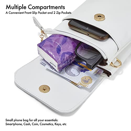 Woodland Leathers Phone Bag: Crossbody in Vegan Leather