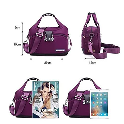 Red Oxford Cloth Anti-theft Shoulder Bag - Designer Handbag