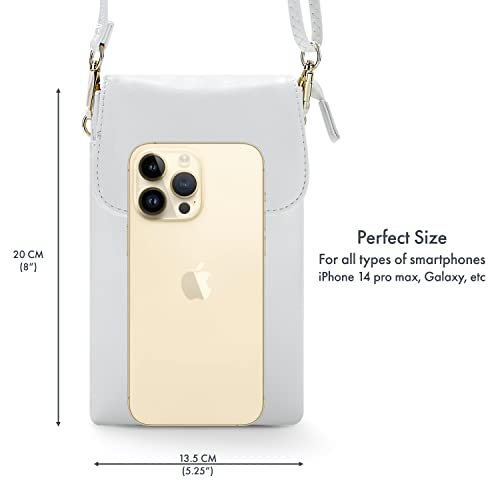 Woodland Leathers Phone Bag: Crossbody in Vegan Leather