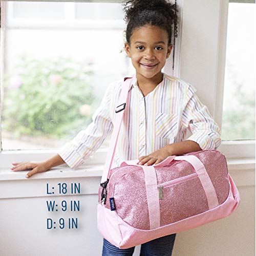 Glitter Duffel Bag for Kids, Perfect Carry-On