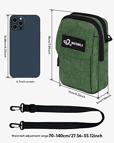 Waterfly Multifunctional Shoulder Crossbody Bag for Men and Women