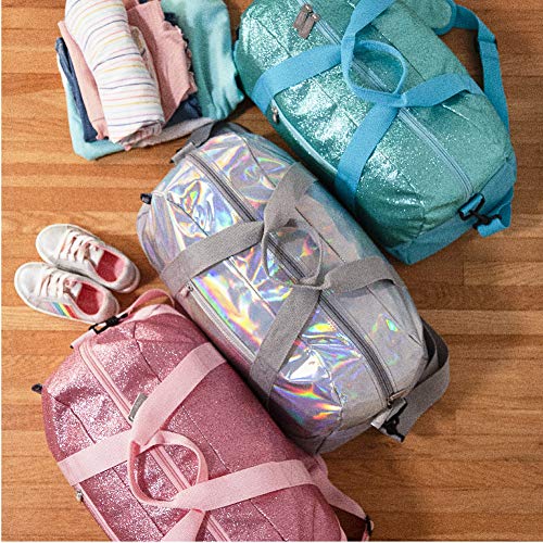 Glitter Duffel Bag for Kids, Perfect Carry-On
