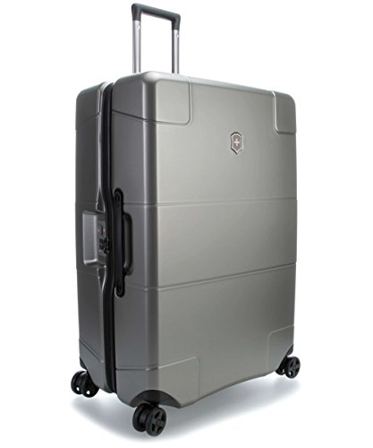 Titanium Designer Handbag Luggage, Checked-Medium (26")