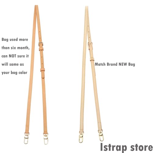 Genuine Leather Adjustable Shoulder Strap for Designer Bags