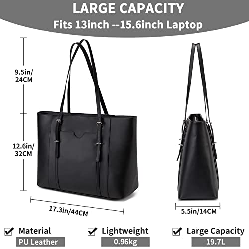 Designer Shoulder Bag - 15.6" Laptop Tote