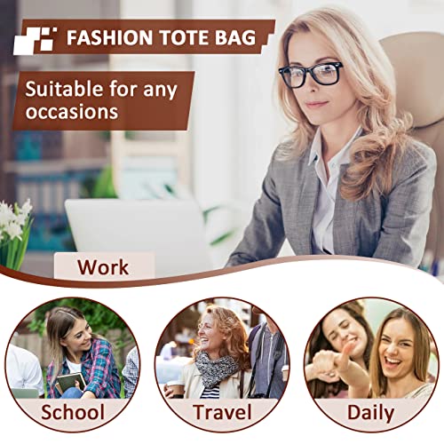 VASCHY Triple Compartment Brown Leather Designer Handbag