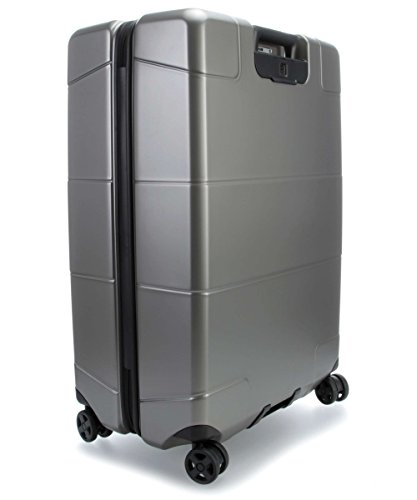 Titanium Designer Handbag Luggage, Checked-Medium (26")