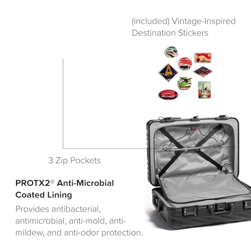 TUMI - 19 Degree Large Suitcase - Designer Matte Black Handbag