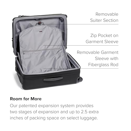 TUMI Alpha 3 Large Black Suitcase: Top Handles