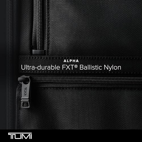 TUMI Alpha 3 Large Black Suitcase: Top Handles