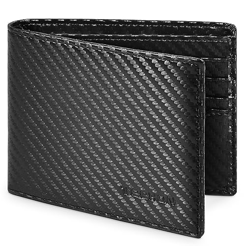 TEEHON Men's RFID Blocking Leather Wallet with Gift Box