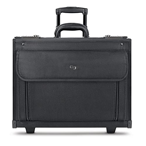Men's Designer Rolling Hard Sided Laptop Bag