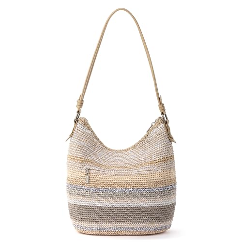 SAK Women's Sequoia Hand-Crochet Hobo Bag: Sand Stripe