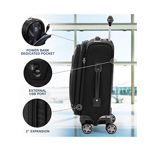 Travelpro Platinum Elite Carry-on Spinner 4-Wheel Designer Handbag