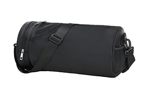 Black Sports and Travel Bag with Wet Clothes Compartment