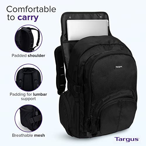Black Targus Laptop Backpack, Fits 16" Laptops