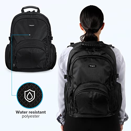 Black Targus Laptop Backpack, Fits 16" Laptops