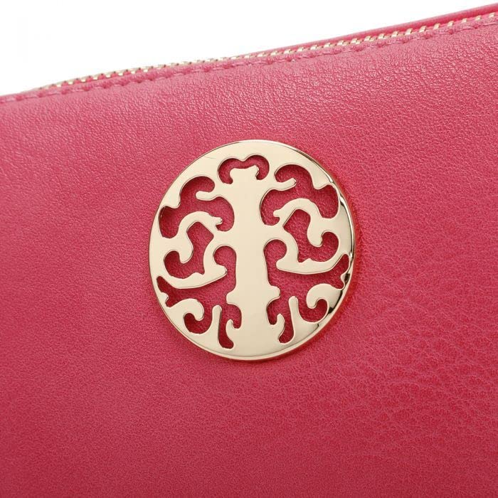 Golden Badge Detail Multi Function Small Handbag