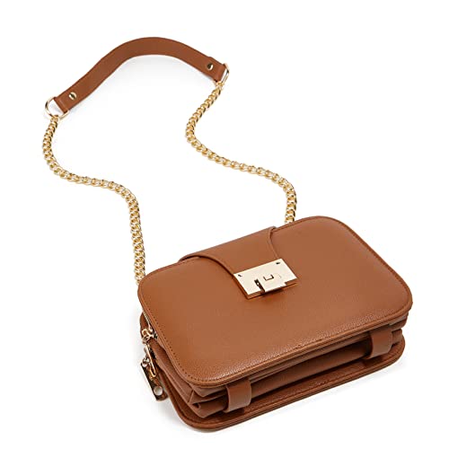 SIVENKE Women's Brown Designer Crossbody Bag