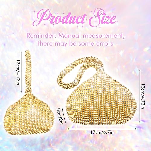 Sparkly Rhinestone Evening Bag for Prom, Wedding