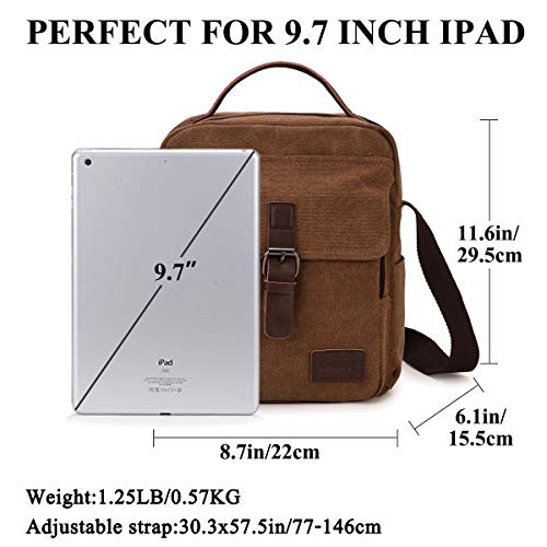 RAVUO Small Unisex Designer Canvas Shoulder Bag