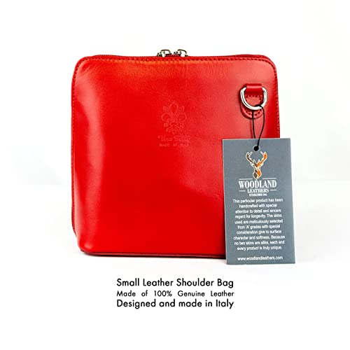 Woodland Leather Kleine Vera Pelle Echtleder Handtasche