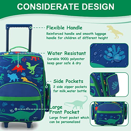 RAVUO Cute Kids Carry On Suitcase - Designer Handbags