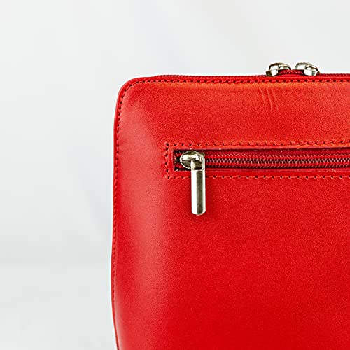 Woodland Leather Kleine Vera Pelle Echtleder Handtasche