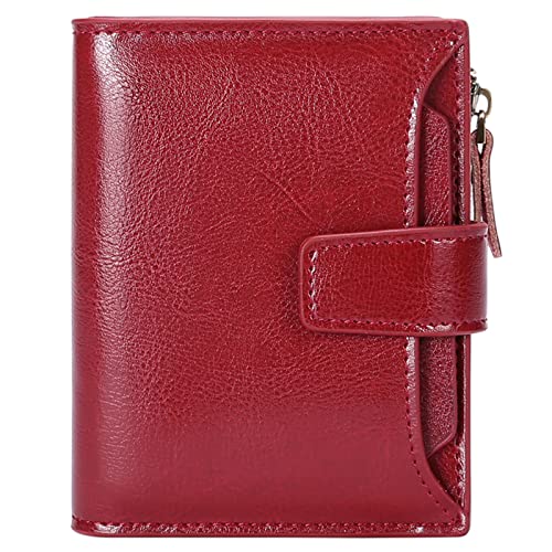 SENDEFN Women's RFID Blocking Leather Card Case Purse