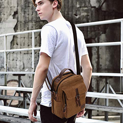 RAVUO Small Unisex Designer Canvas Shoulder Bag