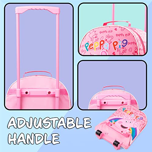 Peppa Pig Girls' Foldable Designer Trolley Suitcase