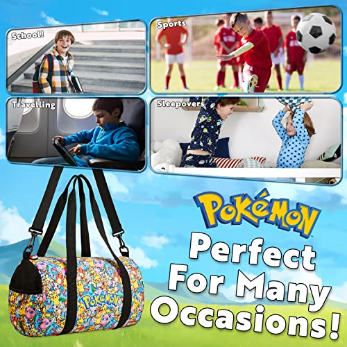 Multicolour Pokemon Gym Bag for Kids and Boys